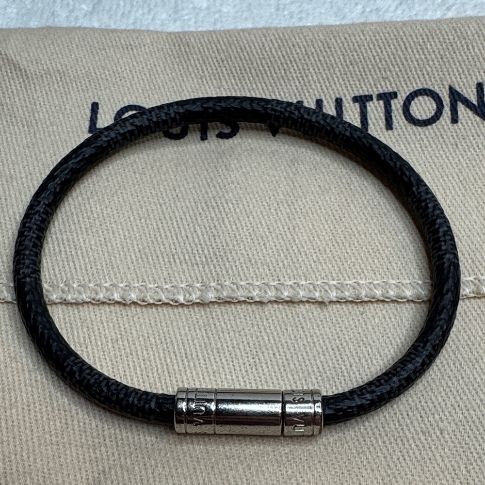 Louis Vuitton damier graphite bracelet - Picture 3 of 8